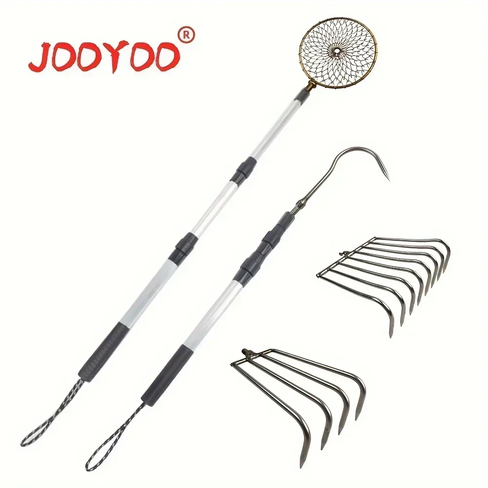 Fishing Rod Ice - 1 قطعة JOOYOO تلسكوبي الألومنيوم الصيد