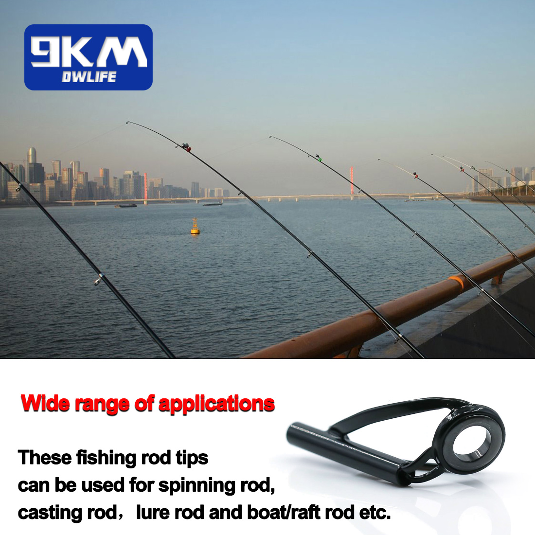 طقم إصلاح رأس صنارة الصيد، طقم - مراجعة Fishing Rod Tip Replacement وسعره