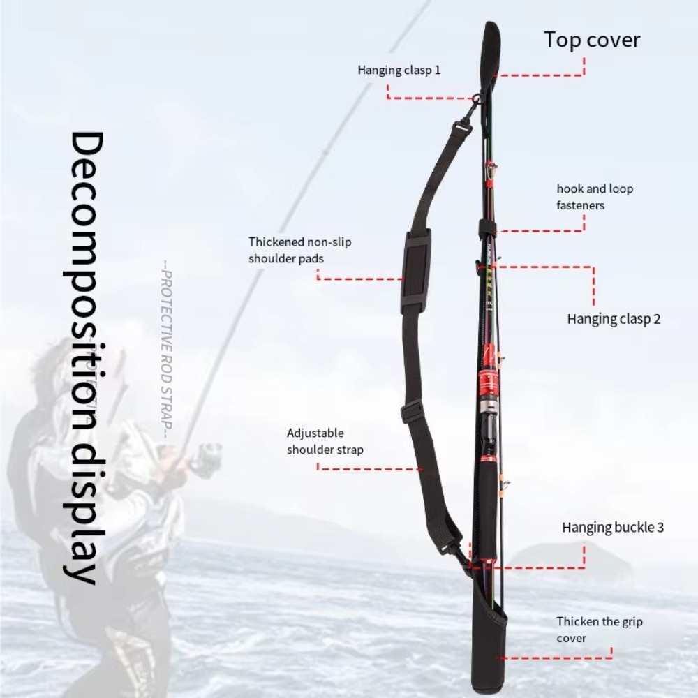 قابل للتعديل الصيد رود حقيبة ا - مراجعة Fishing Rod Combo وسعره