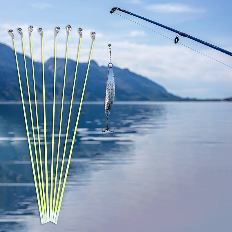 5 قطعة 42 سنتيمتر قارب/طوف قضي - مراجعة Fishing Rod Guide Replacement وسعره