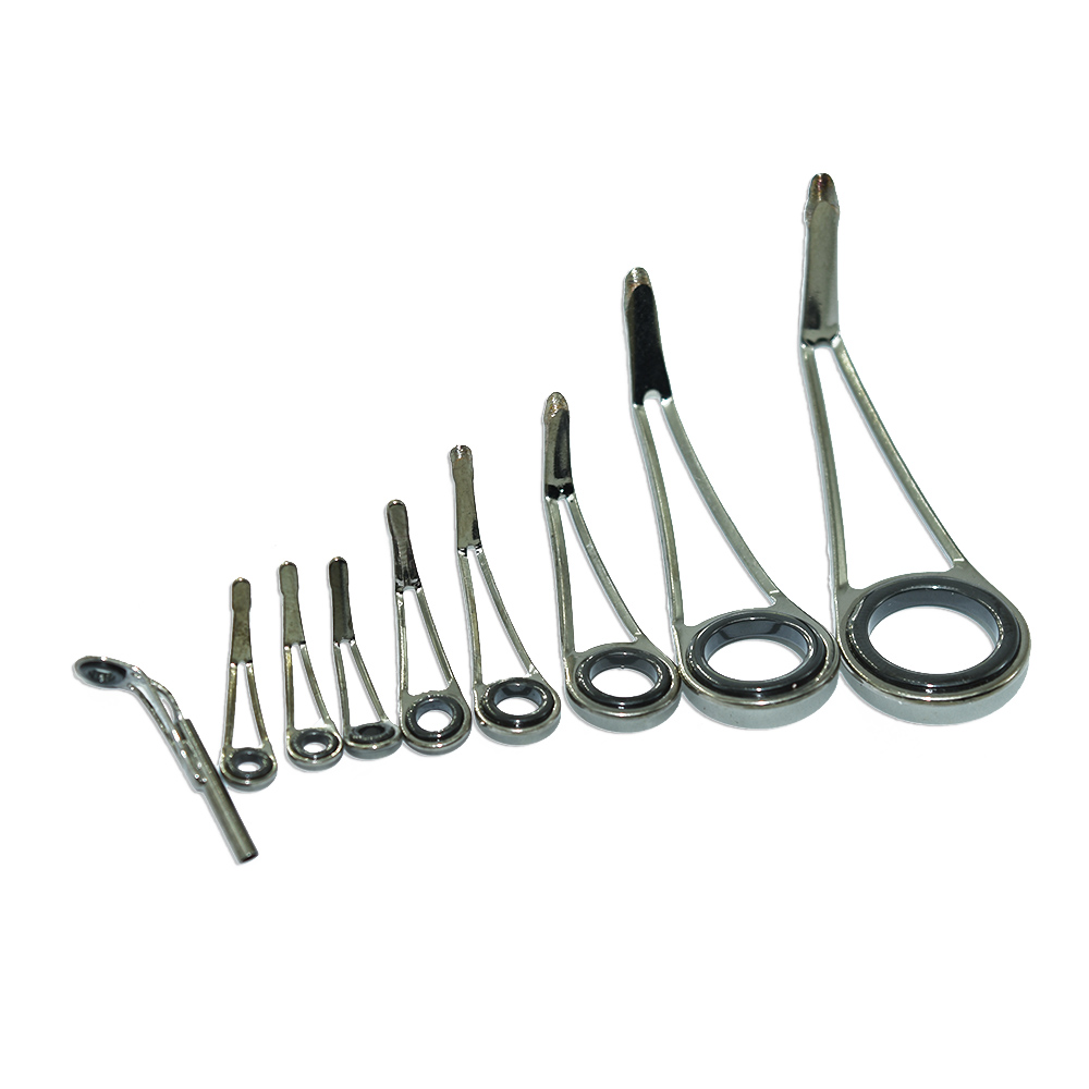 طقم 9 قطع من حلقات توجيه صنارة - مراجعة Fishing Rod Guide Replacement وسعره